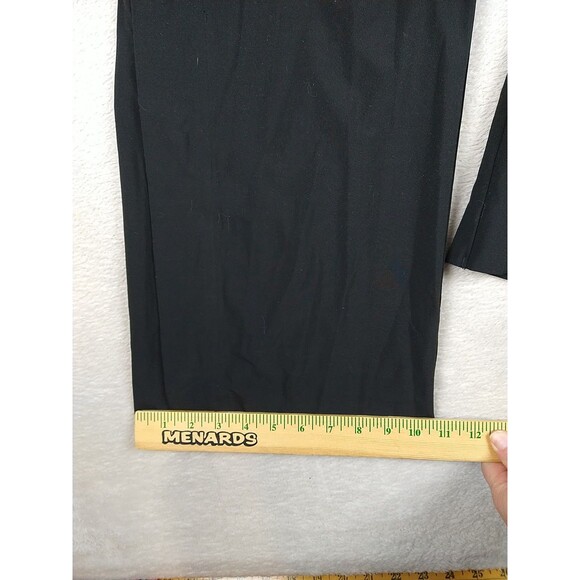 Athleta Tribeca Crop Pants Wide Snap Leg Lightweight 281969 Black Size 2 - Picture 7 of 12